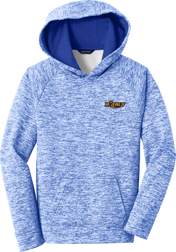 Royals Hockey Club Youth PosiCharge Electric Heather Fleece Hooded Pullover