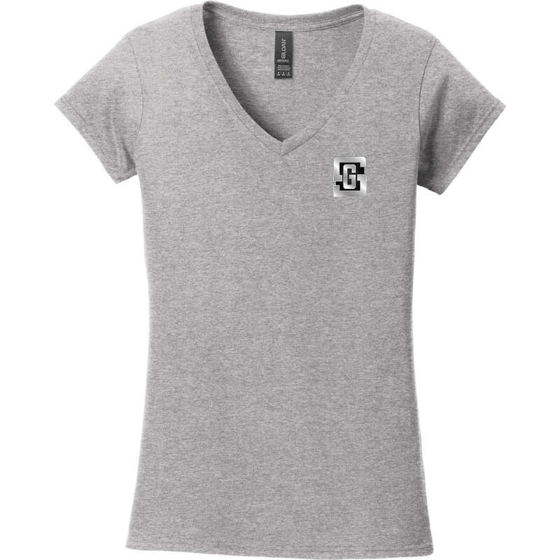 Gregory Schaefer Softstyle Ladies Fit V-Neck T-Shirt