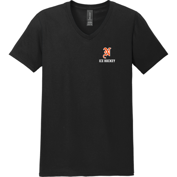 Midd North Hockey Softstyle V-Neck T-Shirt