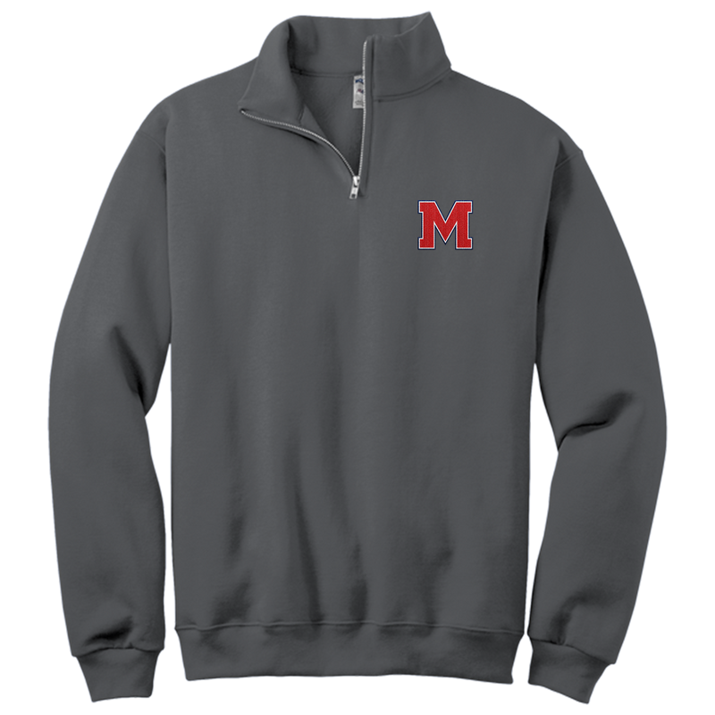 Mount St. Charles NuBlend 1/4-Zip Cadet Collar Sweatshirt