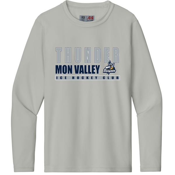 Mon Valley Thunder Youth Cooling Performance Long Sleeve Tee