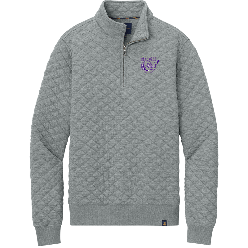 Rumson-Fair Haven Brooks Brothers Diamond Quilt 1/4-Zip