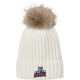 Hartford Jr. Wolfpack Faux Fur Pom Beanie