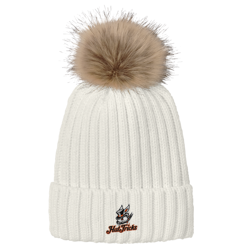 Danbury Hat Tricks Faux Fur Pom Beanie