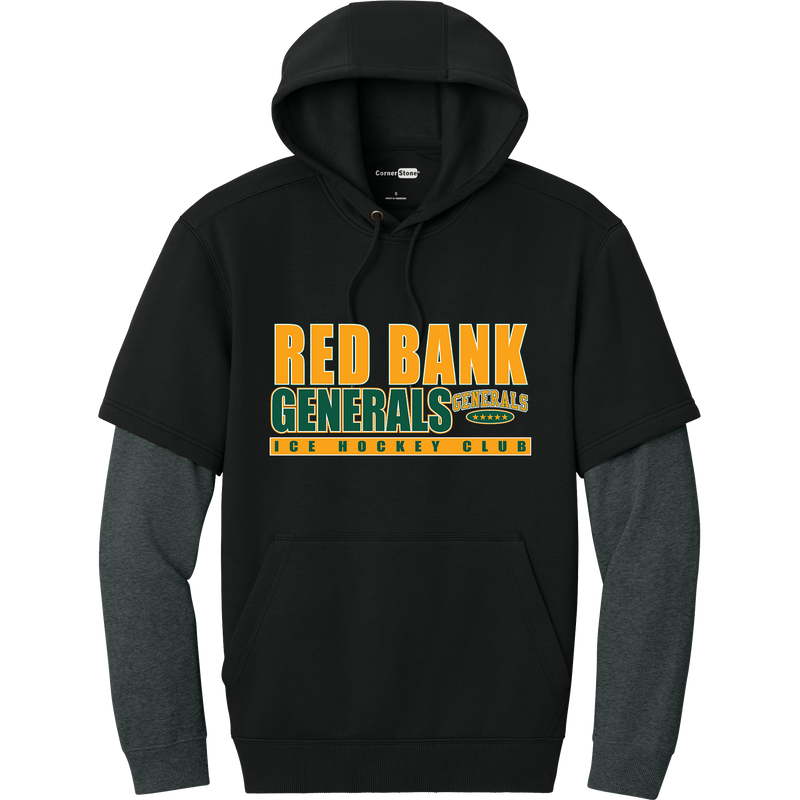 Red Bank Generals Tough Fleece Layered Hoodie