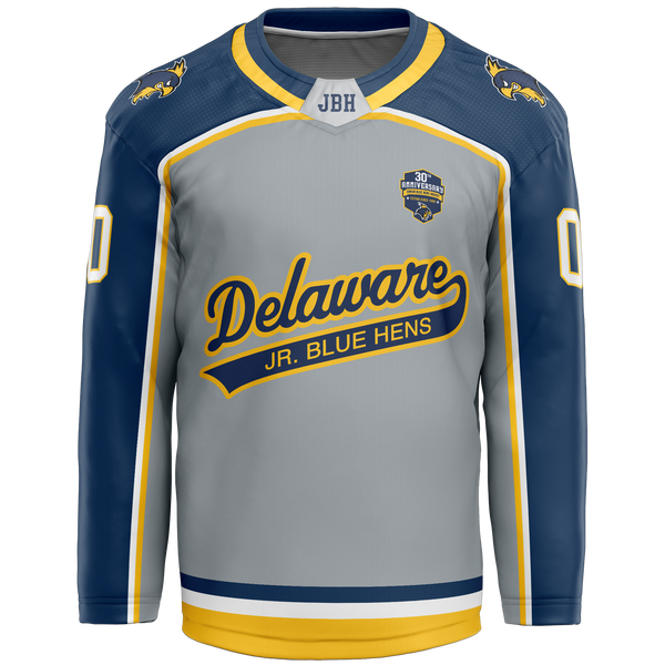 Delaware Jr. Blue Hens 30th Youth Goalie Sublimated Jersey