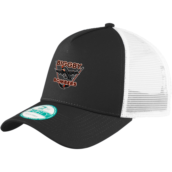 Biggby Bombers New Era Snapback Trucker Cap