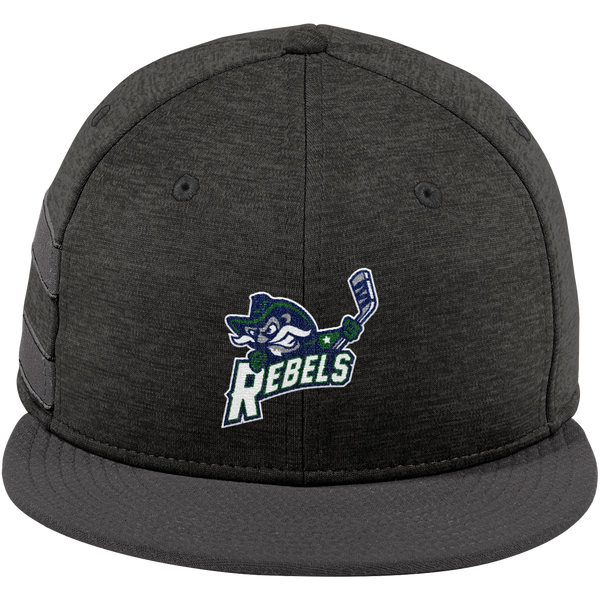Kensington Valley Rebels New Era Shadow Heather Striped Flat Bill Snapback Cap