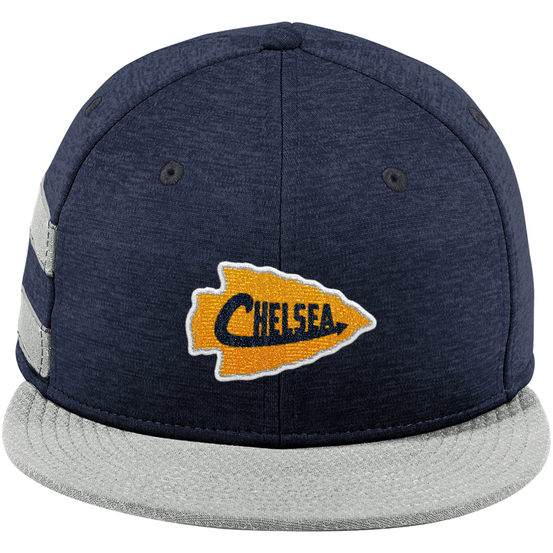 Chelsea Chiefs New Era Shadow Heather Striped Flat Bill Snapback Cap