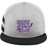Rumson-Fair Haven New Era Shadow Heather Striped Flat Bill Snapback Cap