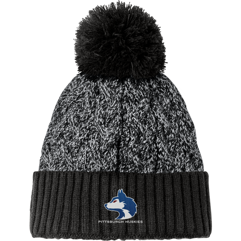 Pittsburgh Huskies New Era Marled Knit Pom Beanie
