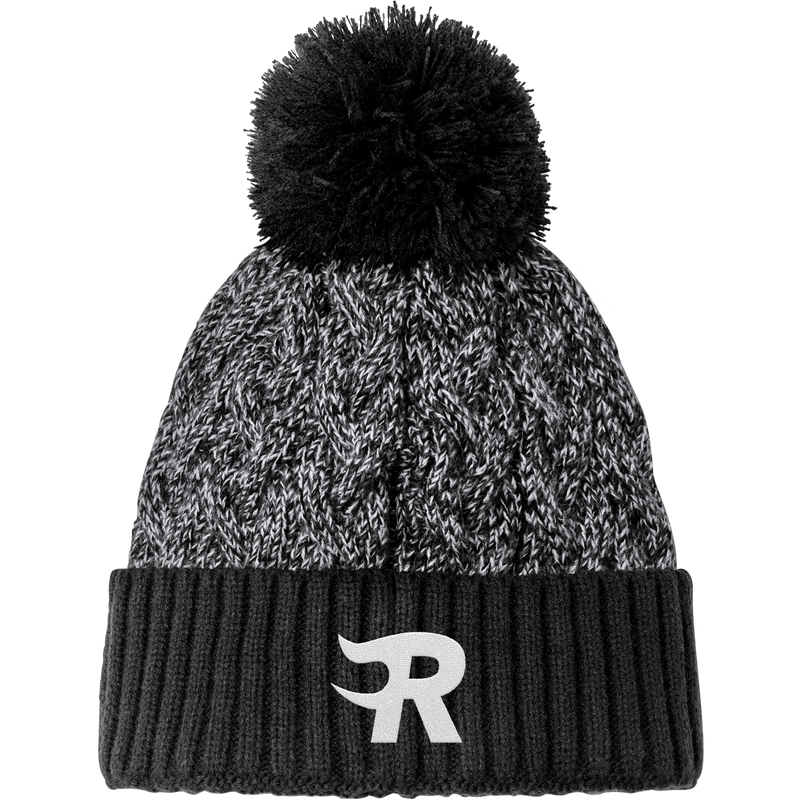 Charlotte Rush New Era Marled Knit Pom Beanie