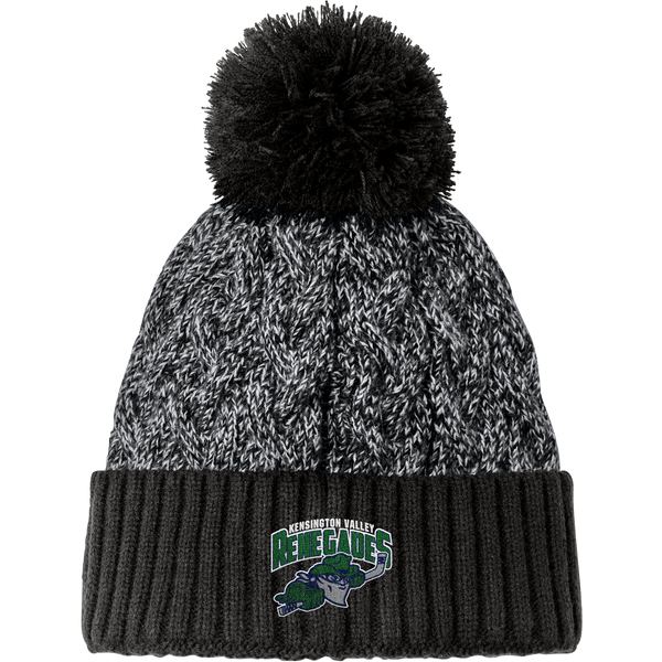 Kensington Valley Renegades New Era Marled Knit Pom Beanie