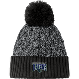 Kensington Valley Ravens New Era Marled Knit Pom Beanie