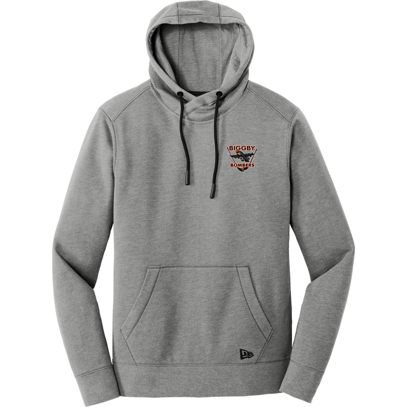Biggby Bombers New Era Tri-Blend Fleece Pullover Hoodie